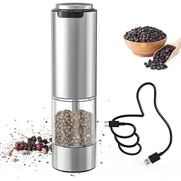Подрібнювач солі та перцю Circle Joy Nova Electric Grinder Silver (CJ-EG12) [162475] - мініатюра 3