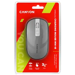 Миша Canyon Wireless Dark Сірий (CNS-CMSW18DG) - мініатюра 5