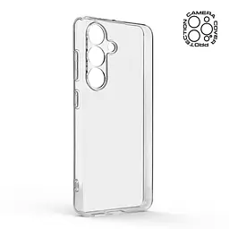 Прозрачный чехол для Samsung Galaxy S25 5G с защитой камеры, тонкий, силиконовый, бесцветный, ударопрочный, противоударный бампер с закрытой камерой, ArmorStandart (ARM81591) - мініатюра 2