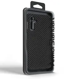 Карбоновый чехол для Samsung Galaxy M34 5G (M346), LikeCarbon, черный, панель, защитный чехол-накладка, ультратонкий и легкий, противоударный, обеспечивает защиту от ударов, падений и царапин, ArmorStandart (ARM71935) - мініатюра 3
