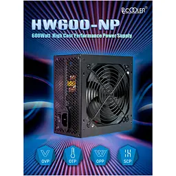 Блок живлення PcCooler 600W (HW600-NP) - мініатюра 6