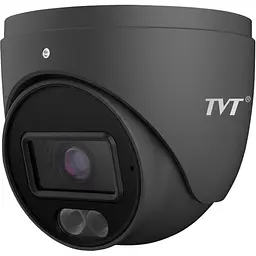 IP-відеокамера 4Mp TVT TD-9544S4-C(D/PE/AW2) Black f=2.8mm, ІЧ+LED-підсвічування, з мікрофоном (77-00331)