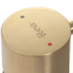 Змішувач для умивальника Rea Tess L.gold mat золотий високий REA-B5660, Золотий - мініатюра 5