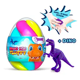 Флаффі-лізун в яйці Dino Egg із динозавриком, 140 мл, 80091 - мініатюра 2