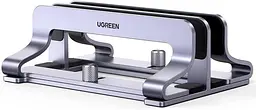 Настільна вертикальна подвійна підставка для ноутбука UGREEN Silver (LP258)