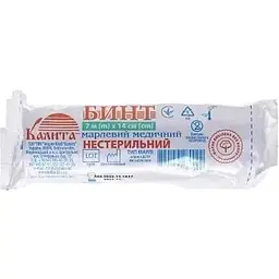 Бинт нестерильний Марля Клуб Калита 7 м х 14 см (51-089-IS)
