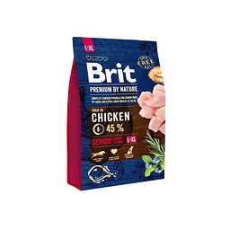 Сухий корм Brit Premium Senior L+XL 3 кг для літніх собак великих і гігантських порід (вагою від 25 до 90 кг)