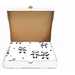 Бортики в дитяче ліжечко Cosas Rose Panda 30 х 180 см (WeltBed_PandaLoveRose) - мініатюра 3