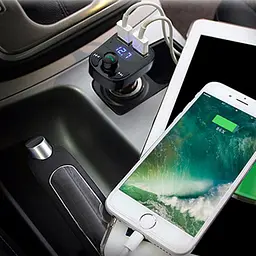 FM модулятор FM трансмітер з Bluetooth MP3 CAR X8 - мініатюра 6