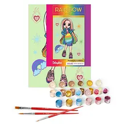 Картина за номерами "Rainbow High Amaya Raine" 30х40 см - мініатюра 2