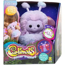 Інтерактивна іграшка Curlimals Flutter Wonders Ведмедиця Белла (3729) - мініатюра 6
