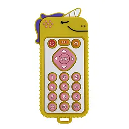 Силіконовий прорізувач пульт "Єдиноріг" Mega Zayka MGZ-0425(Yellow)