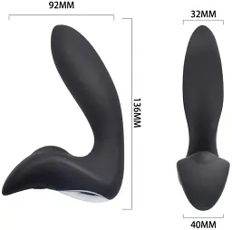 Стимулятор простати I’MCUM Prostate Power з пультом управління Чорний (7970379617687) - мініатюра 9