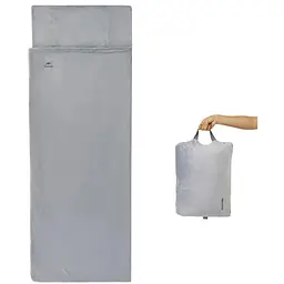 Спальний мішок - подушка Naturehike CNK2300SD022, світло-сірий