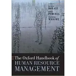 Oxford Handbook of Human Resour Management