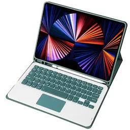 Чохол з бездротовою клавіатурою (TouchPad) BeCover для Apple iPad Air 13 (2024/2025) Dark Green (712603) - мініатюра 2