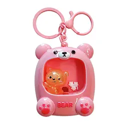 Брелок підвіска Рожевий Будиночок Ведмедя Pink Bear's House 10 см
