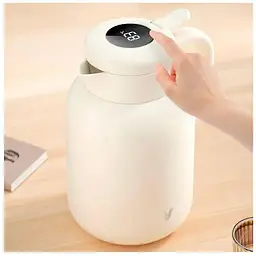 Термос з екраном Xiaomi Viomi Thermos Pot 1.5L (VBTEA01) білий - мініатюра 2
