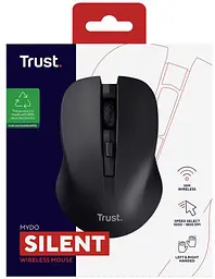 Комп'ютерна миша Trust Mydo Silent WL чорний teh0014060 - мініатюра 9