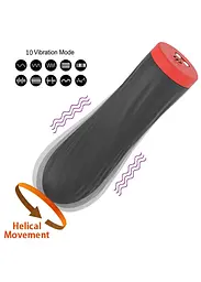 Вібратор B - Series Magic Rechargeable Silicone Touch, 8.5 см (чорний) - мініатюра 2