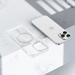 Чохол TPU Eclipse Sparkle MagFit для Apple iPhone 14 Pro 6.1 Clear - мініатюра 4