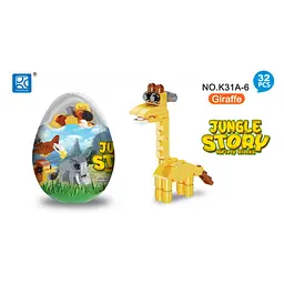 Конструктор Mindbox JUNGLE STORY в яйце в асорт (K31A) - мініатюра 3