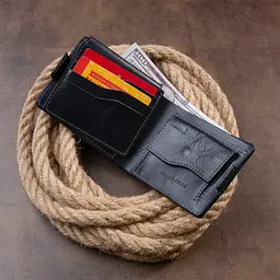 Шкіряне портмоне GRANDE PELLE 11,8х8,9х2,3 см acs0014723 - мініатюра 10