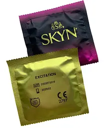 Презервативи SKYN Excitation - рельєфні з охолоджуючим ефектом для яскравих відчуттів, 1 шт SKYN SKYN Excitation 101896