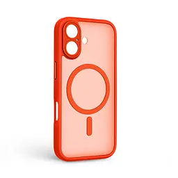 Чехол для Apple iPhone 17, Lush MagCase, оранжевый, противоударная панель-накладка из TPU и PC, полупрозрачный чехол с MagSafe (с магнитом), с защитой камеры, поддержка беспроводной зарядки, защита всего корпуса, ArmorStandart (ARM87483) - мініатюра 2