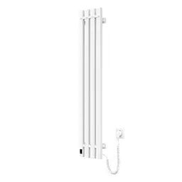 Електрична рушникосушка Navin Levante 210x1200 Sensor права, білий оксамит 12-212033-4860, Білий матовий, Праве, Електронний - мініатюра 3