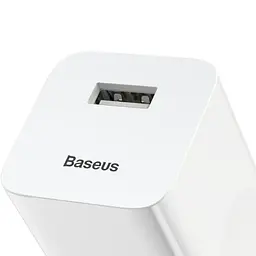 Мережевий зарядний пристрій Baseus Home Charger 1USB QC3.0 12V/2A білий (CCALL-BX02) - мініатюра 5