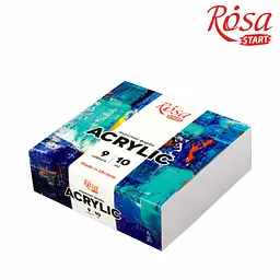 Набір акрилових фарб COLOR 9×10 мл ROSA Start (4823098530992)