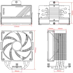 Кулер до процесора ID-Cooling FROZN A410 Black - мініатюра 7
