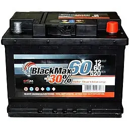 Автомобільний акумулятор BlackMax 6СТ-60Ah АзЕ 520A (EN) B4005 - мініатюра 2