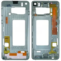 Рамка дисплея Samsung G973 Galaxy S10 срібляста, Prism White