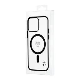 Чохол Color Edge with MagSafe iPhone 15 Black - мініатюра 2