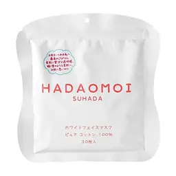 Маска для обличчя Kor Japan Hadaomoi White Face Mask Освітлювальна Тканинна 30 шт (4571365221981)
