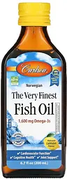 Риб'ячий жир Carlson Fish Oil 1600 мг 200 мл лимон