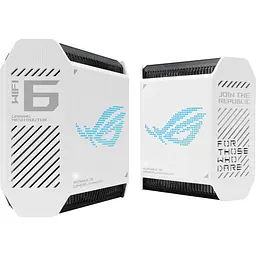 ASUS Маршрутизатор ROG Rapture GT6 2PK white AX10000 3xGE LAN 1x2.5GE WAN 1xUSB 3.2 g1 WPA3 OFDMA MESH