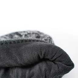 Шапка водонепроникна DexShell Cuffed Beanie, р-р S/M (56-58 см) чорна з зеленою смугою - мініатюра 5