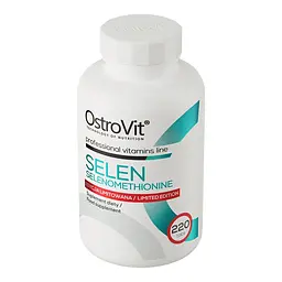 Мінерал OstroVit Selen Selenomethionine 220 таблеток - мініатюра 2
