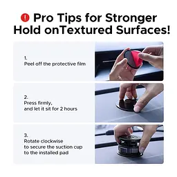 Автотримач для телефона UGREEN LP970 Suction Cup Magnetic Phone Mount (UGR-75666) - мініатюра 8