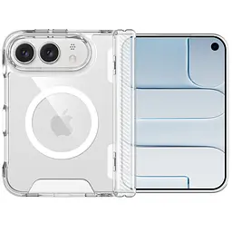 Чохол TPU Epik Space Case with Magnetic Fit для Apple iPhone Duo (5.4/7.6") Прозорий - мініатюра 4