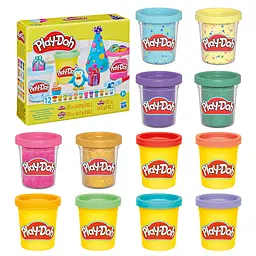 Набор для творчості Hasbro Play-Doh 12 баночок з масою для ліплення (G0149)