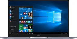 Honor MagicBook X 15 (BBR-WAI9A) Space Grey, Windows 11 Home [QWERTY, англійська клавіатура, не оригінальна коробка] - мініатюра 2
