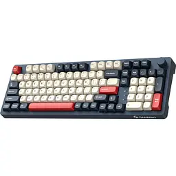 Клавіатура GamePro Asgard Drakkar Keychron Super Red Switch Wireless/Bluetooth/USB Blue бездротова (MK305BL) - мініатюра 3