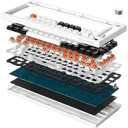 Клавіатура GamePro Asgard Valhalla MK160W Pro White [142214] - мініатюра 4
