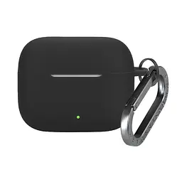 Силіконовий чохол для навушників OPPO Enco Buds3 Pro, Hang Case, чорний, ультратонкий захисний кейс товщиною 2 мм, захист від подряпин, пилу та ударів, компактний, з карабіном для кріплення, ArmorStandart (ARM86802)