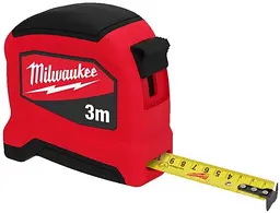 Рулетка Pro Compact 3мх19мм з фіксатором змотування АБС-пластик Milwaukee hoz0013787