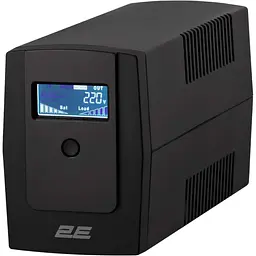 Лінійно-інтерактивний ДБЖ 2E DD850, 850VA/480W, LCD, USB, 2XSCHUKO (2E-DD850)